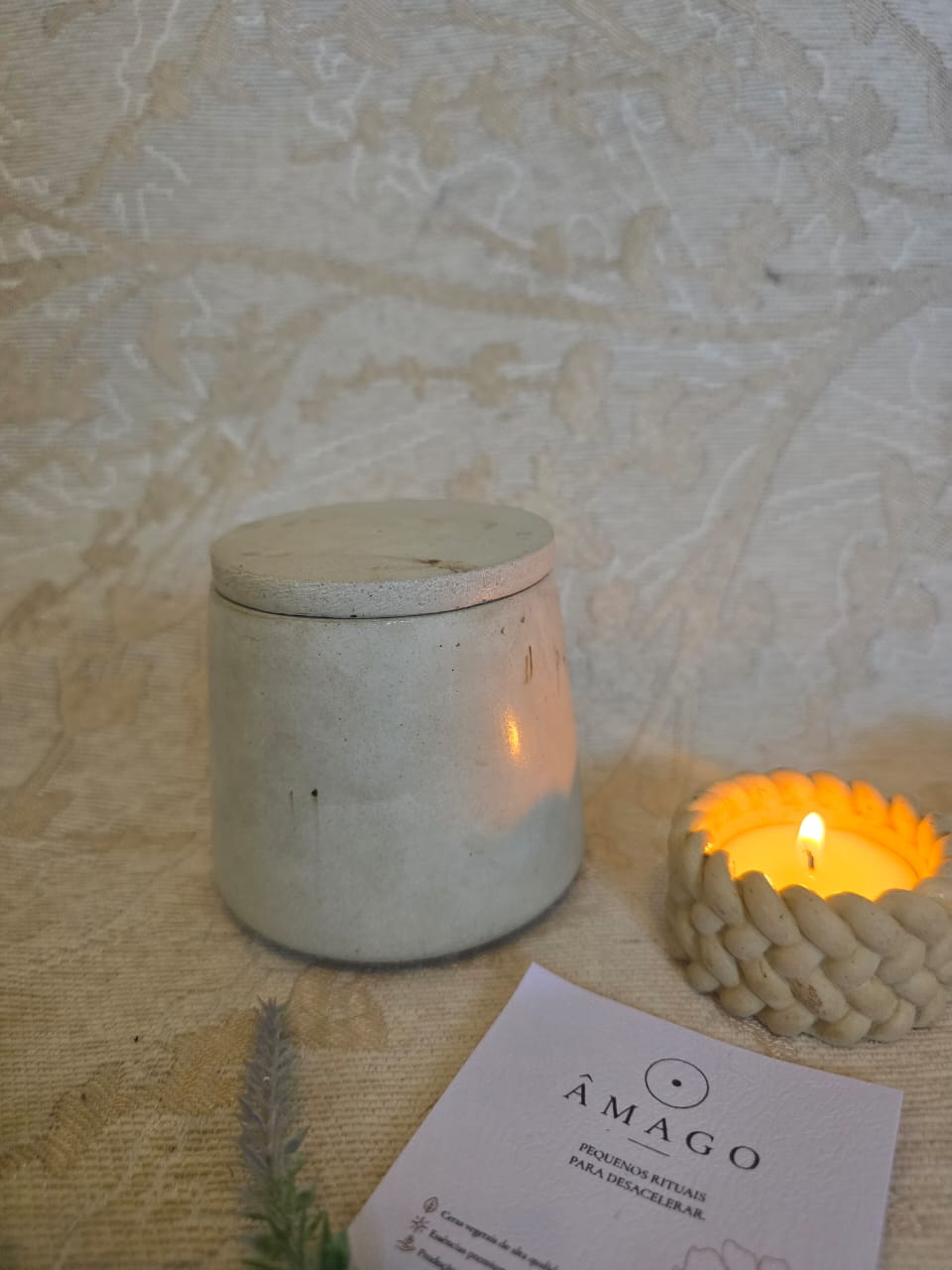 Vela Lavanda Inglesa — Lavanda Inglesa + Chá Branco
