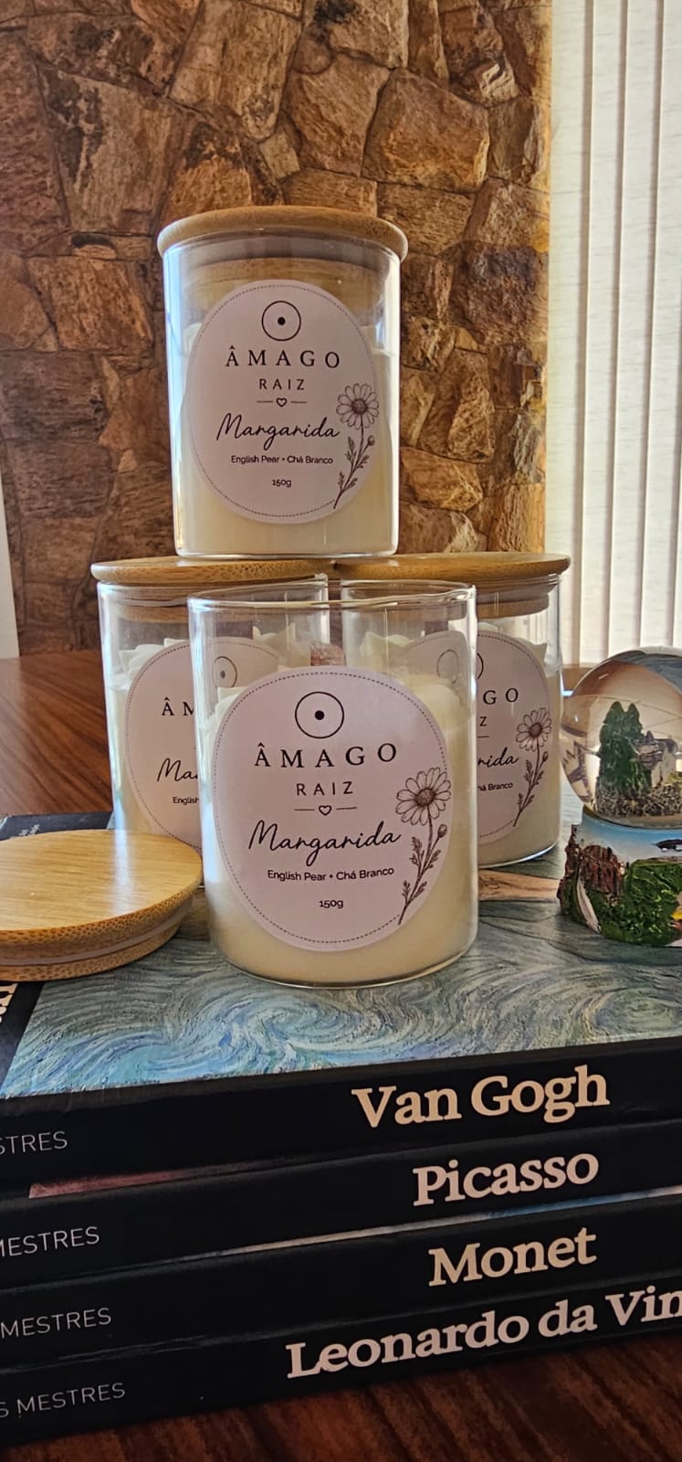 Vela Margarida — Pera Inglesa + Chá Branco